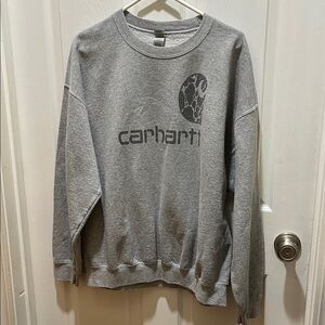Gray Logo Crewneck Sweatshirt